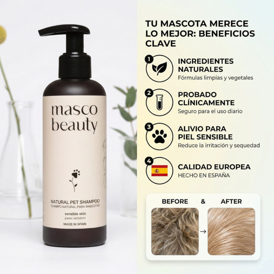 Masco Beauty Champ&uacute; Aloe Vera piel sensible para perros, , large Imagen numero 5