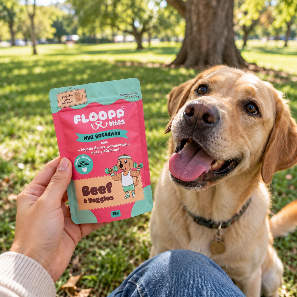 Floopp Bites Mix Pack &ndash; Snacks Naturales para Perros &ndash; 8 Bolsas, 680 g, , large Imagen numero 3