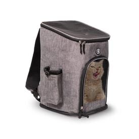Mochila Porta Animales Gris