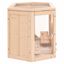 vidaXL Jaula para hámster madera maciza abeto 80x40x43 cm, , large indicador imagen numero 5