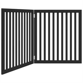VidaXL Puerta Plegable Madera para Perros