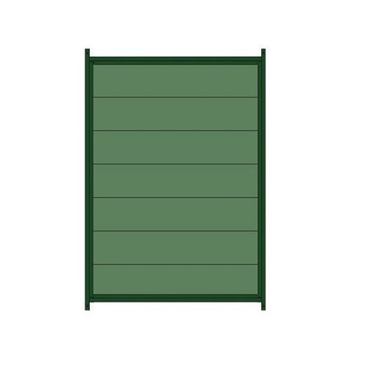 Panel lacado de plástico para perrera color Verde, , large image number null