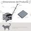 COSTWAY Transport&iacute;n para Mascotas con Ruedas y Asa Telesc&oacute;pica, , large indicador imagen numero 5