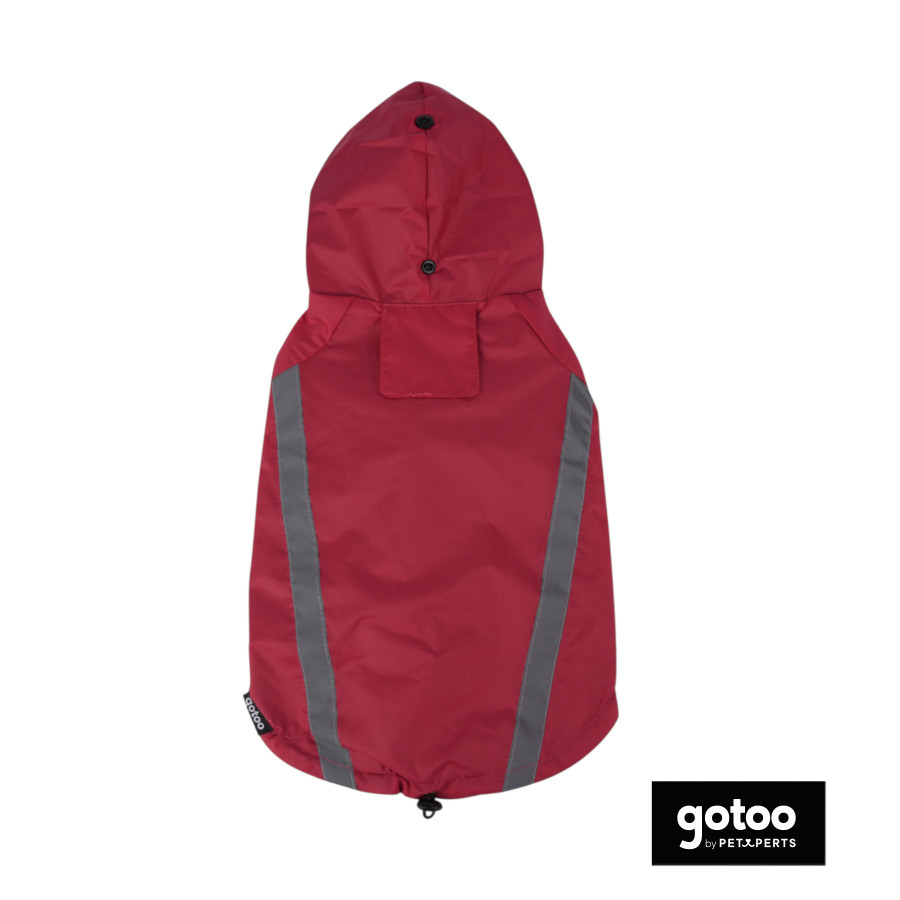 Gotoo Abrigo Impermeable Reflectante Rojo para perros, , large Imagen numero 2