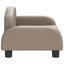 vidaXL Cama para perros de cuero sintético color capuchino 50x40x30 cm, , large indicador imagen numero 3