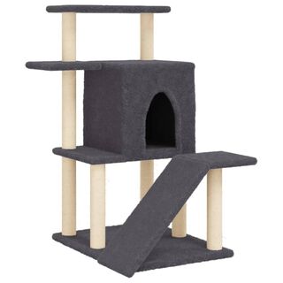vidaXL Rascador grisaceo para Gatos 
