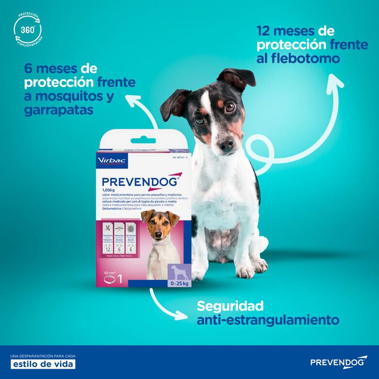 Virbac Prevendog Collar Antiparasitario para perros thumbnail