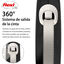 Flexi New Comfort Correa Extensible Gris para perros, , large indicador imagen numero 3