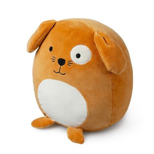 Coj&iacute;n Woof con forma de perro color Marr&oacute;n, , large Imagen numero 1