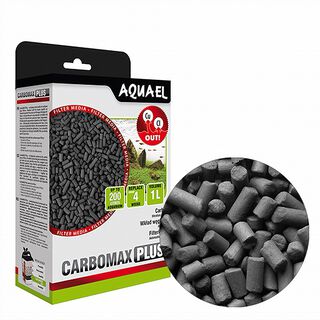 Aquael Carbomax Plus carbón activo para acuarios de agua dulce y salada