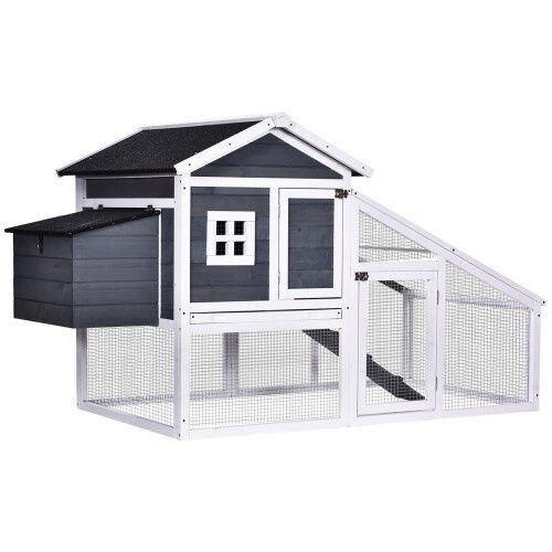 PawHut Gallinero de Madera Exterior, , large Imagen numero 1