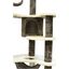 Pawhut árbol rascador de sisal crema y café para gatos, , large indicador imagen numero 5