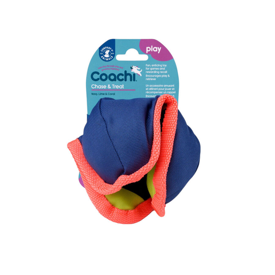 Coachi Chase&Treat juguete porta chuches azul para perros, , large Imagen numero 1