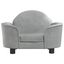 vidaXL Cama para perros de terciopelo gris claro 66x40x45 cm, , large indicador imagen numero 2