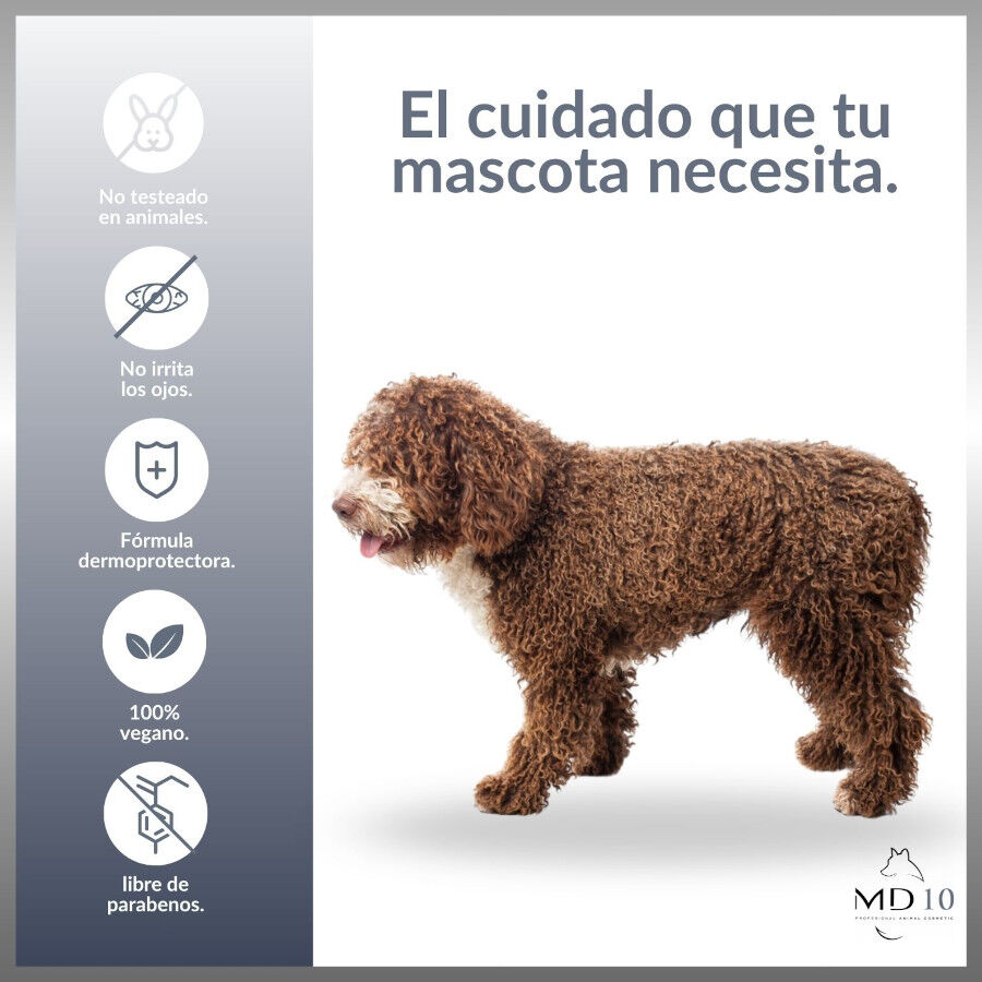 MD-10 Champú Hidratante vegano para perro de Agua Español Marrón thumbnail