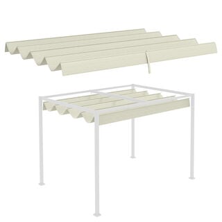 Outsunny Techo De Pérgola Crema 