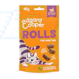 Edgard & Cooper Rollitos Pollo y Pavo para gatos