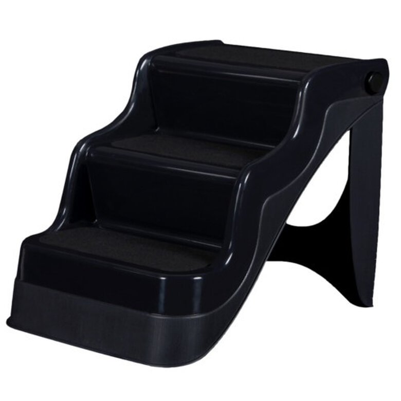 Flamingo escalera plegable negra para perros gatos image number null