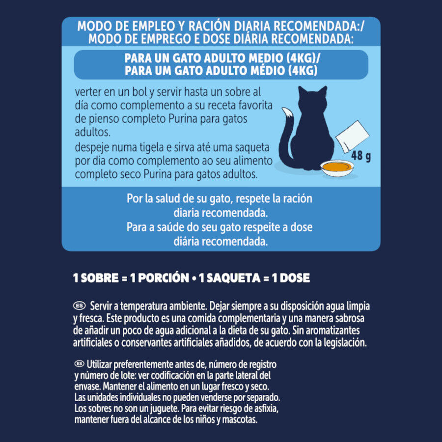 6 x 48 g Felix Cat Sopa de Bacalao At&uacute;n y Solla para gatos, , large Imagen numero 6