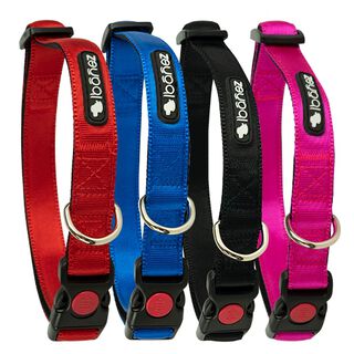 Ibañez Silky collar nylon azul para perros 