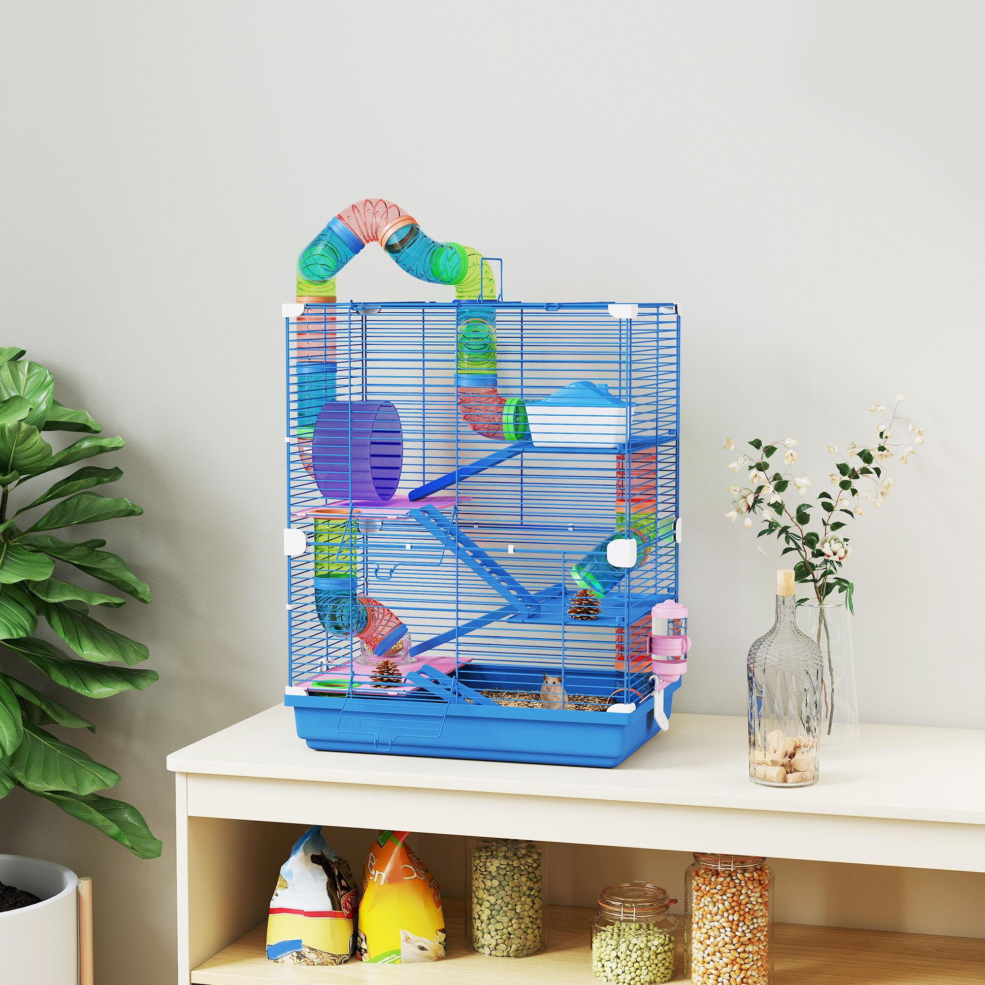 PawHut Jaula para Hámster Azul thumbnail