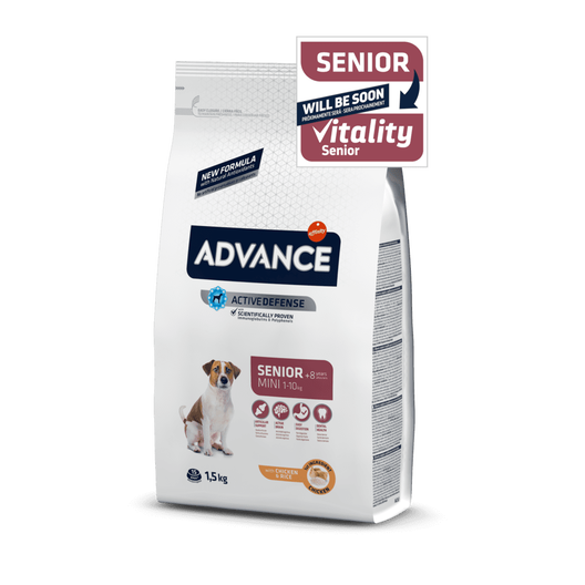 Affinity Advance Senior Mini +8 Pollo y Arroz pienso para perros, , large image number null