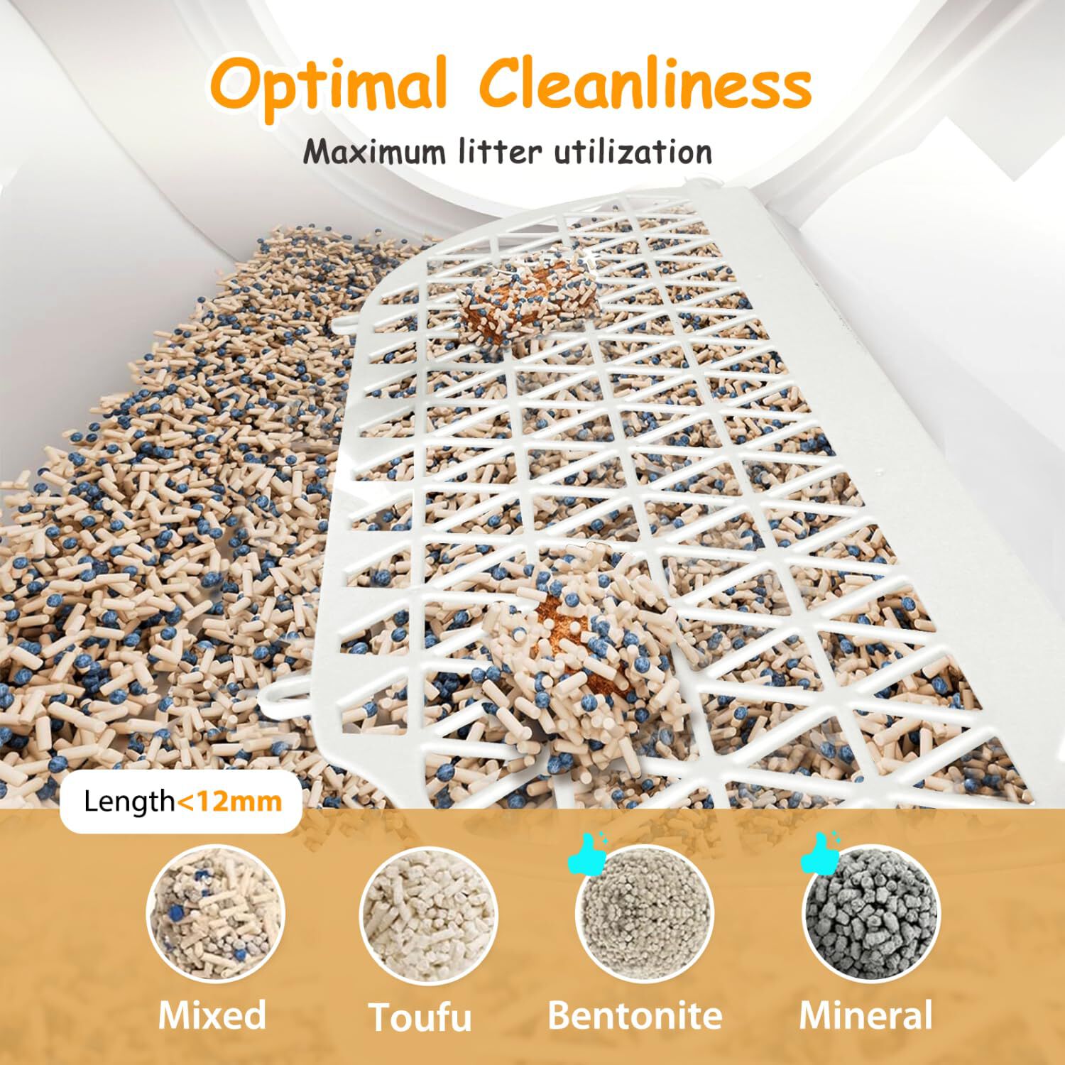 Nobleza - Filtro de Panal para Arena - Dise&ntilde;ado Exclusivamente para la Caja de Arena Inteligente SL02 | Compatible con Arena Aglomerante Mineral, de Bentonita y de Grano Fino, F&aacute;cil de Limpiar, , large Imagen numero 4