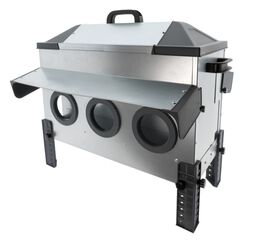 Comedero para Gallinas Robust&reg; | Tolva Antidesperdicio de Acero Galvanizado para Exterior | Altura Regulable | para Gallinas, Patos y Gansos | 24kg
