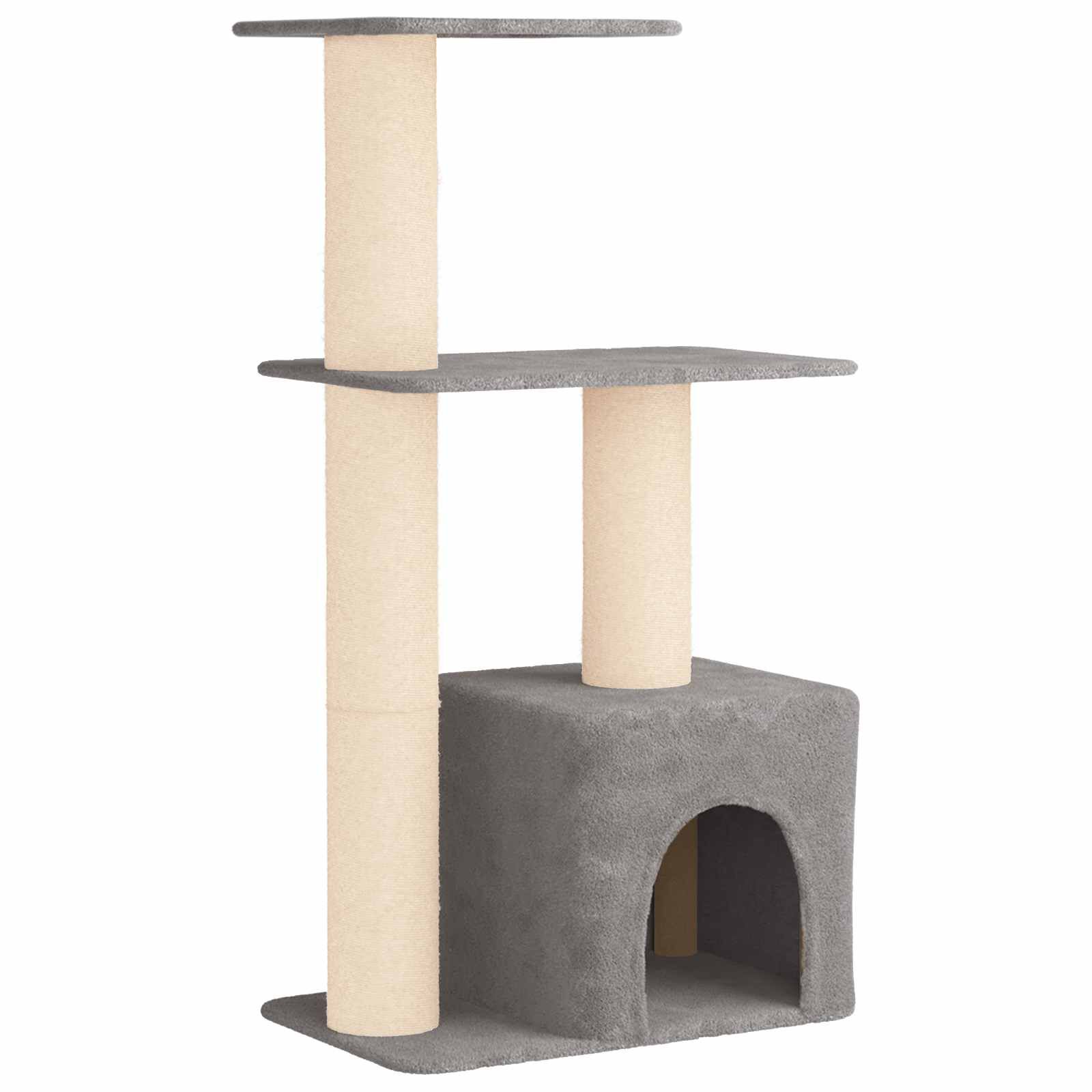 vidaXL &Aacute;rbol para gatos con postes de sisal &Aacute;rbol rascador Muebles animales, , large Imagen numero 1