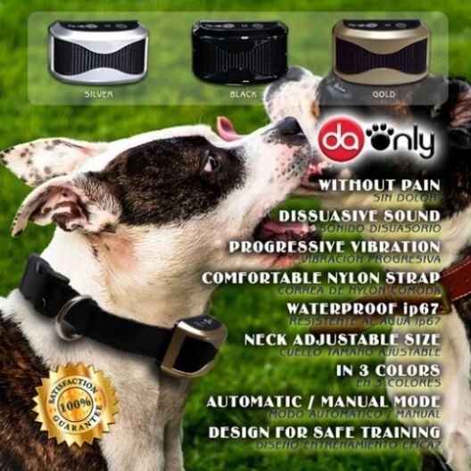 Daonly Collar adiestramiento oro automático para perros, , large image number null