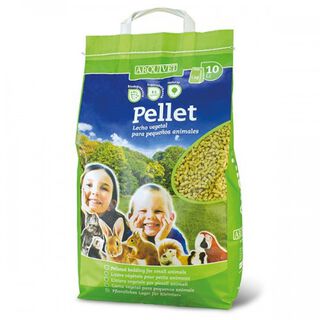 Lecho de fibras naturales Pellet