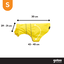 Gotoo Impermeable Reflectante Amarillo para perros, , large indicador imagen numero 4