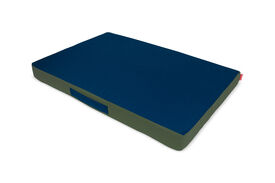 Gauty Cama Tela de sarga - Verde y azul oscuro para Perros y Gatos  