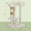 PawHut Árbol para Gatos Beige, , large indicador imagen numero 3
