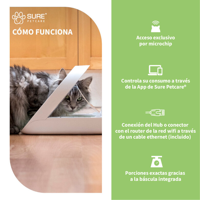 Sure Petcare Surefeed Comedero Automático con Microchip Connect para perros y gatos, , large image number null