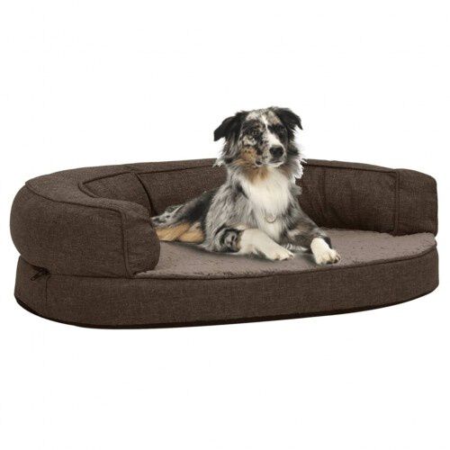 VidaXL Colch&oacute;n Marr&oacute;n para perros, , large Imagen numero 1