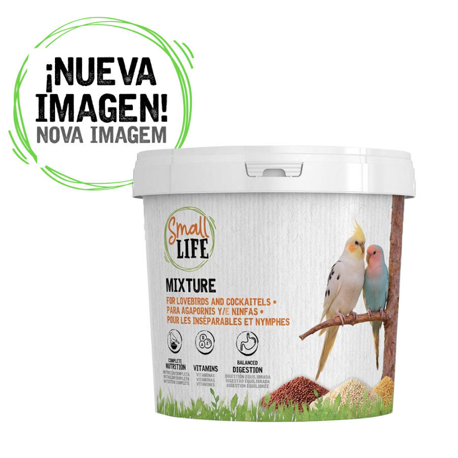 3.7 kg Small Life Mixtura Cubos para agapornis y ninfas, , large Imagen numero 1