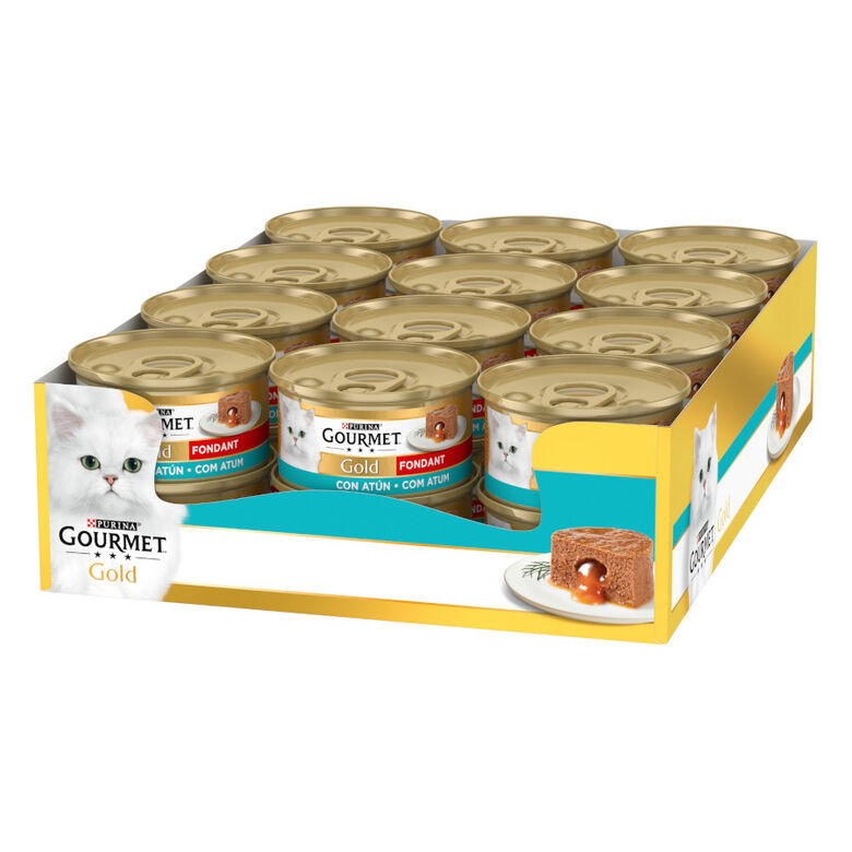Gourmet Gold Fondant con Atún en paté lata para gatos thumbnail