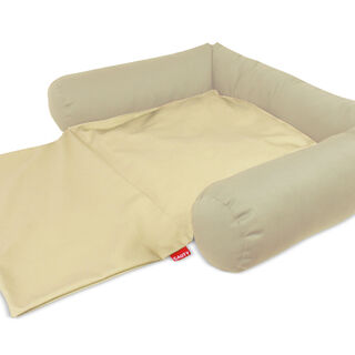 Gauty Cama Tela de sarga  Beige para Perros y Gatos 