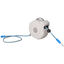 Outsunny Carrete de Manguera de Jard&iacute;n 15,1M+1,5M Manguera de Riego con 10 Modos de Pulverizaci&oacute;n Montado en Pared Enrollador Autom&aacute;tico 180&deg; Giratorio 42,5x20x38 cm Gris, , large indicador imagen numero 1