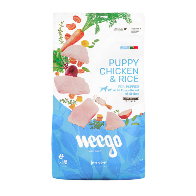 Weego Puppy Pollo y Arroz pienso para perros