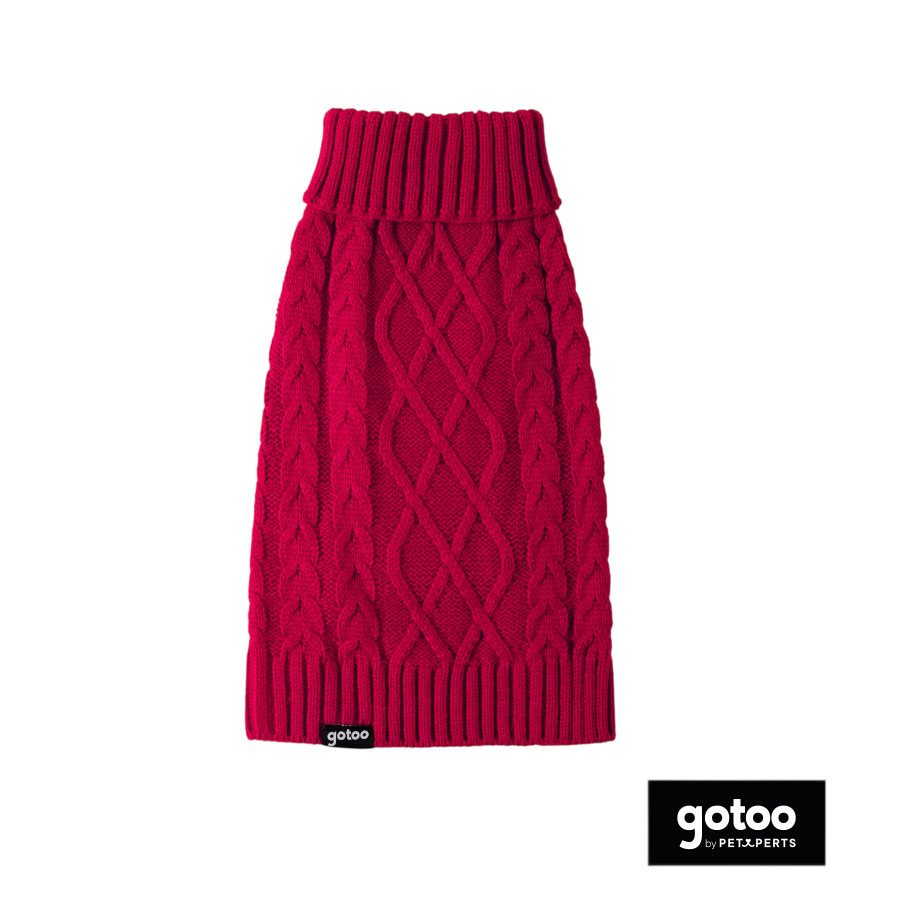 Gotoo Jersey de Punto Rojo para perros, , large Imagen numero 2