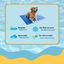 Summer Vibes Manta Refrescante Azul para perros, , large indicador imagen numero 3