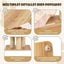 COSTWAY Rascador para Gatos, &Aacute;rbol para Gatos Altura 191 cm, Condominio de Madera,Percha Espaciosa, Hamaca, Cama, Postes de Rascado y Tapetes Lavables, Centro de Actividades para Gatos, , large indicador imagen numero 4
