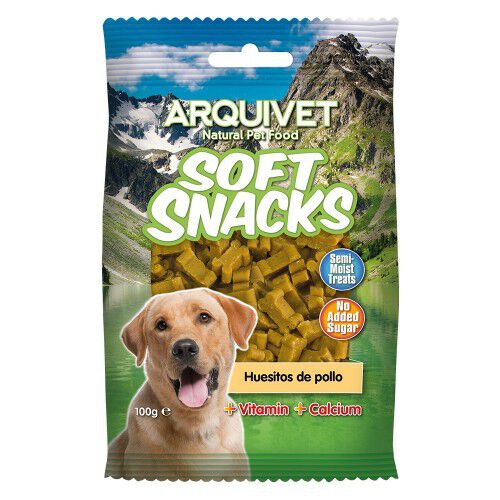 Huesitos Soft Snacks Arquivet para perros sabor Pollo, , large Imagen numero 1