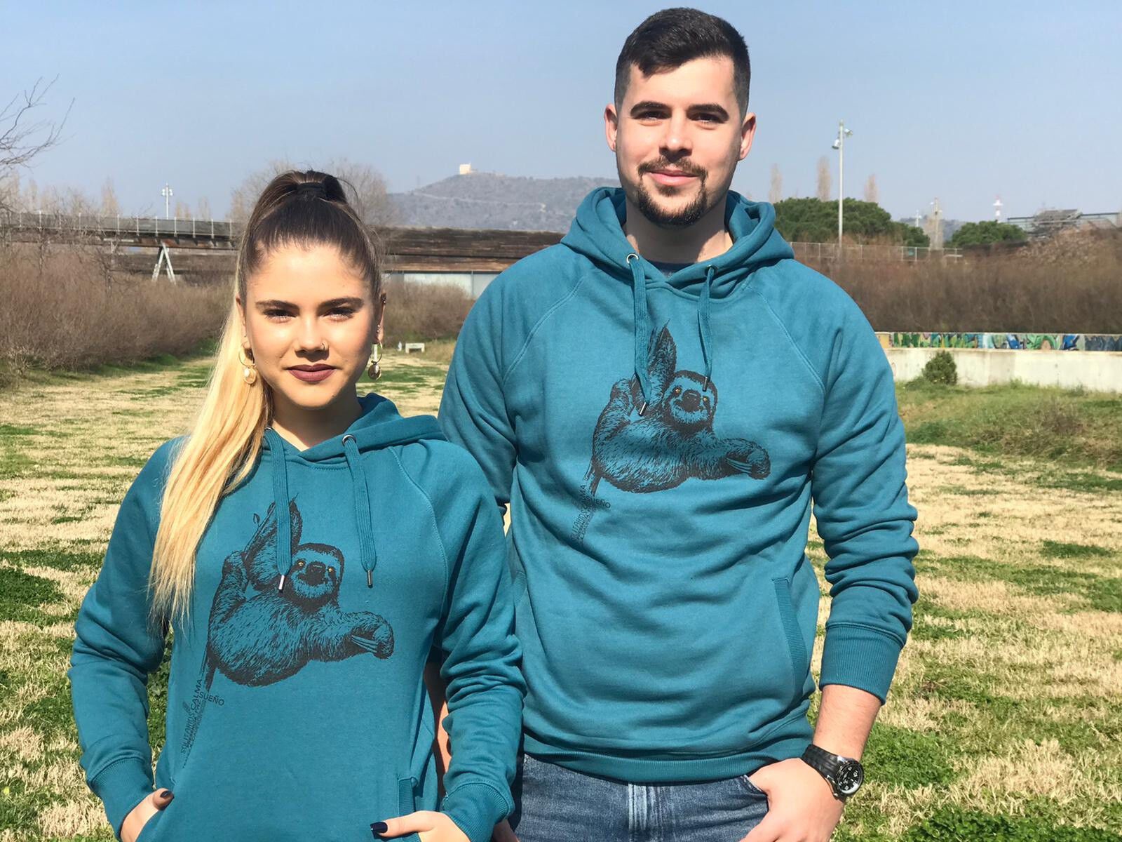 Sudadera perezoso color Gris thumbnail