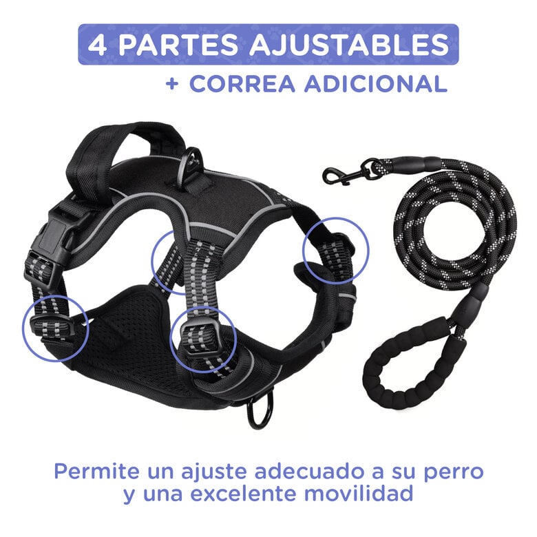 Arnés para perros con diseño ergonómico Correa cómoda de EVA
