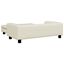 vidaXL Cama de perros con extensión cuero sintético crema 100x50x30 cm, , large indicador imagen numero 4