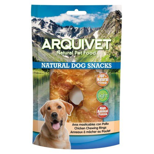 Snacks aros masticables Arquivet para perros sabor Pollo, , large Imagen numero 2