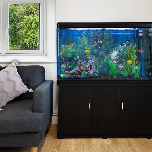 Acuario Completo de 300L con Mueble Negro, , large image number null